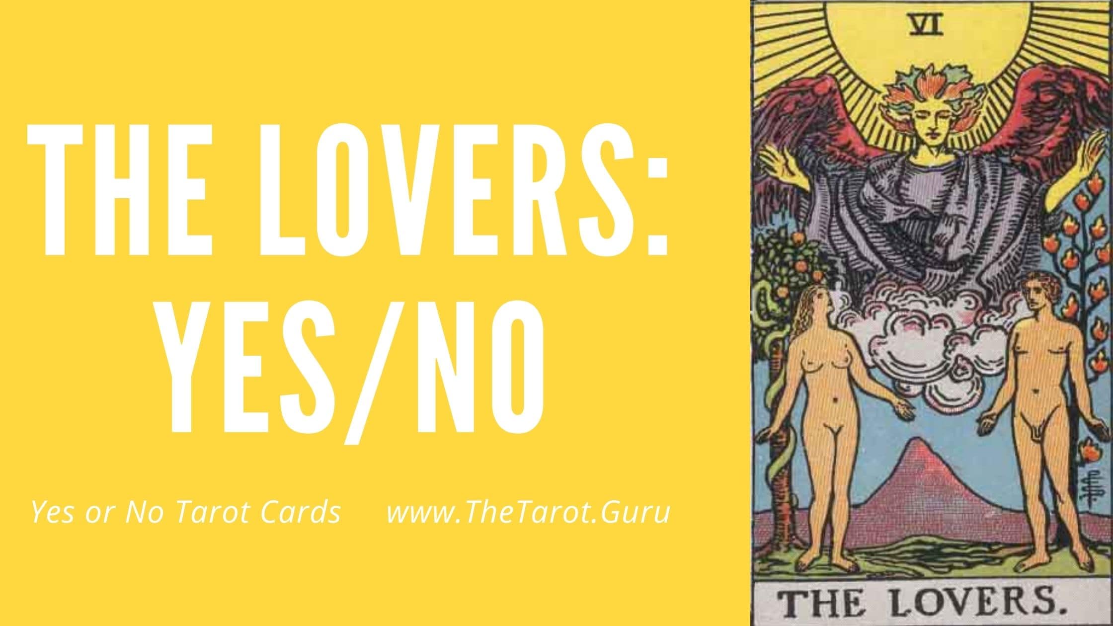 The Lovers Yes or No Tarot